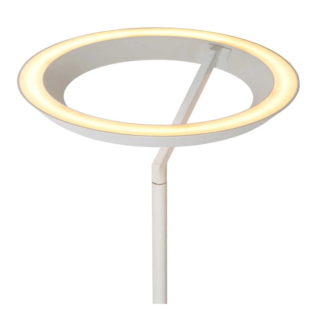 Lampada da terra LED CELESTE bianca disco Lucide