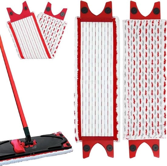 Set di 2 Asciugamani per Pavimento Microfibra per Pulizia e Rimozione Macchie