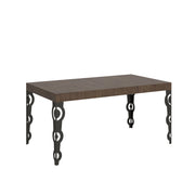 Tavolo Allungabile 160-244x80x77 cm Karamay Noce