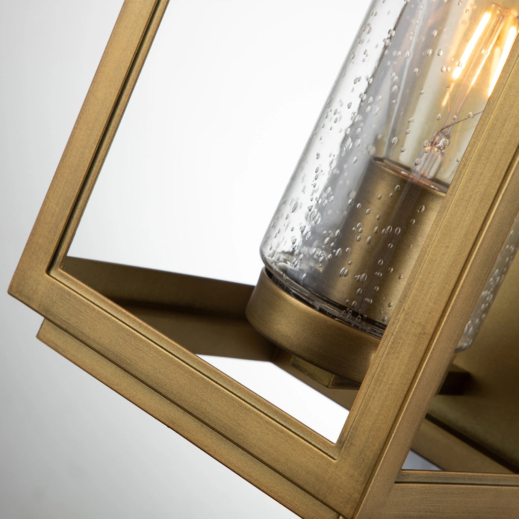 Applique esterna Atwater ottone anticato E27 60W Quintiesse