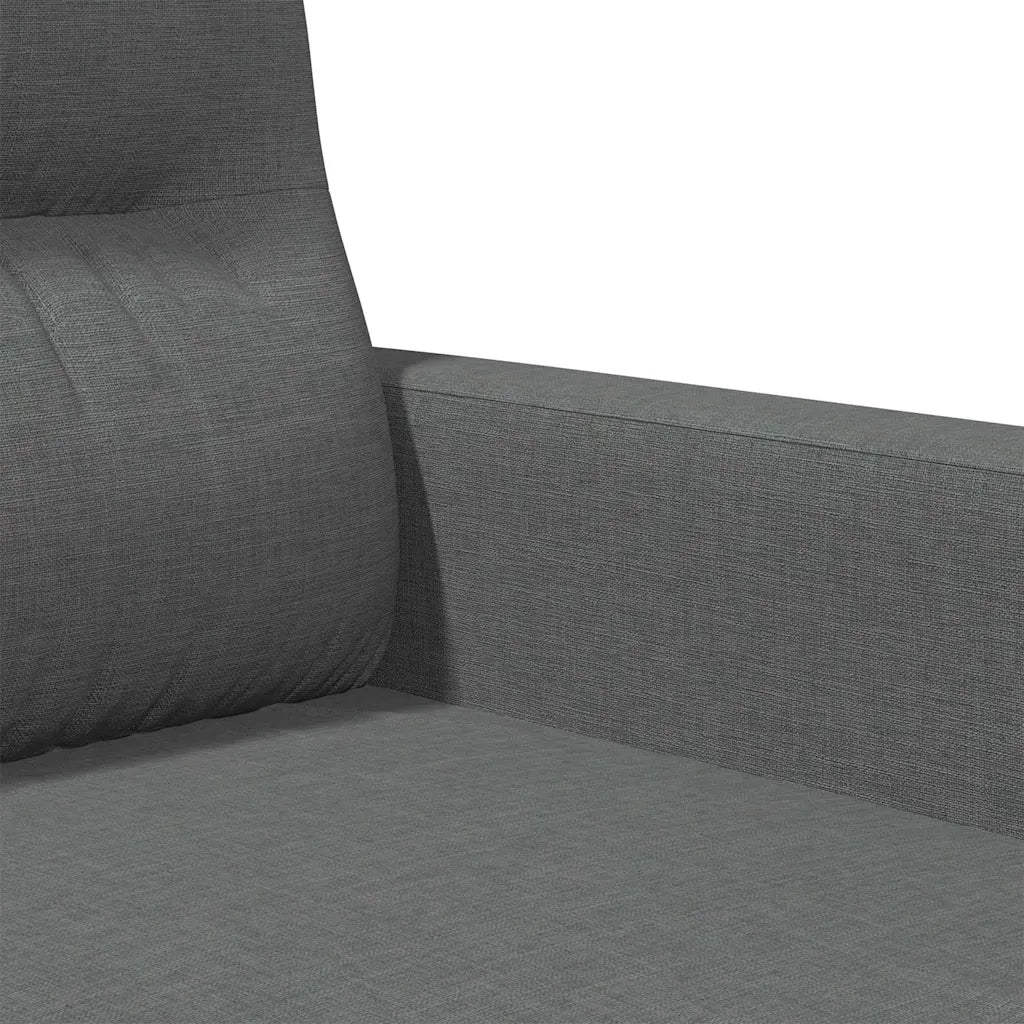 Divano a 2 Posti-Sofa 2 Posti Grigio Scuro 120 cm in Tessuto 739711