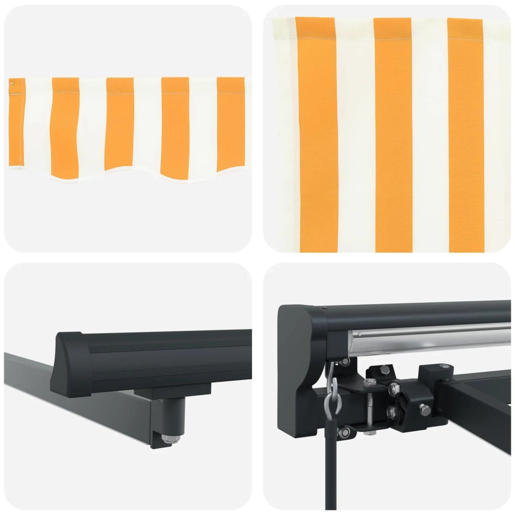 Cornice per Tenda Manuale con LED 3 x 2,5 m 3420802