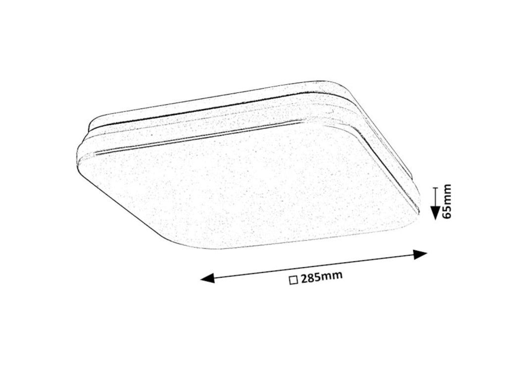 Plafoniera esterna Rabalux Lowar bianca LED 18W IP44