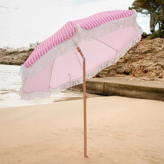 Parasole esterno UPF 50+ 210 x 180 cm Rosa 210 x 180 cm