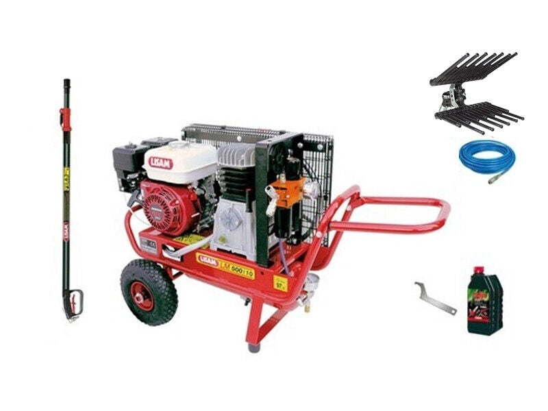 Kit olive per 1 operatore Lisam LM031 con motocompressore Honda 1 abbacchiatore
