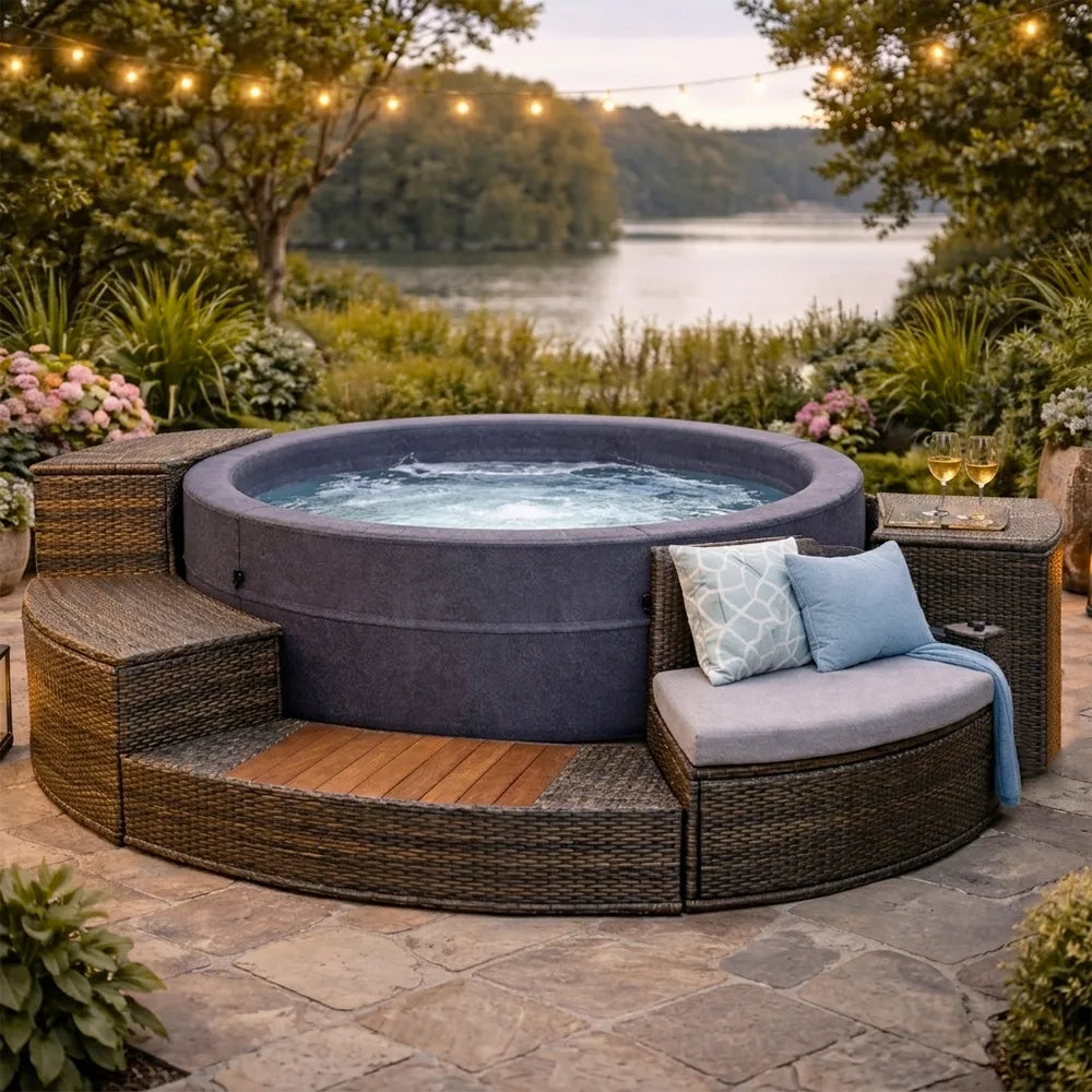 Piscina Idromassaggio OASI + Set Mobili
