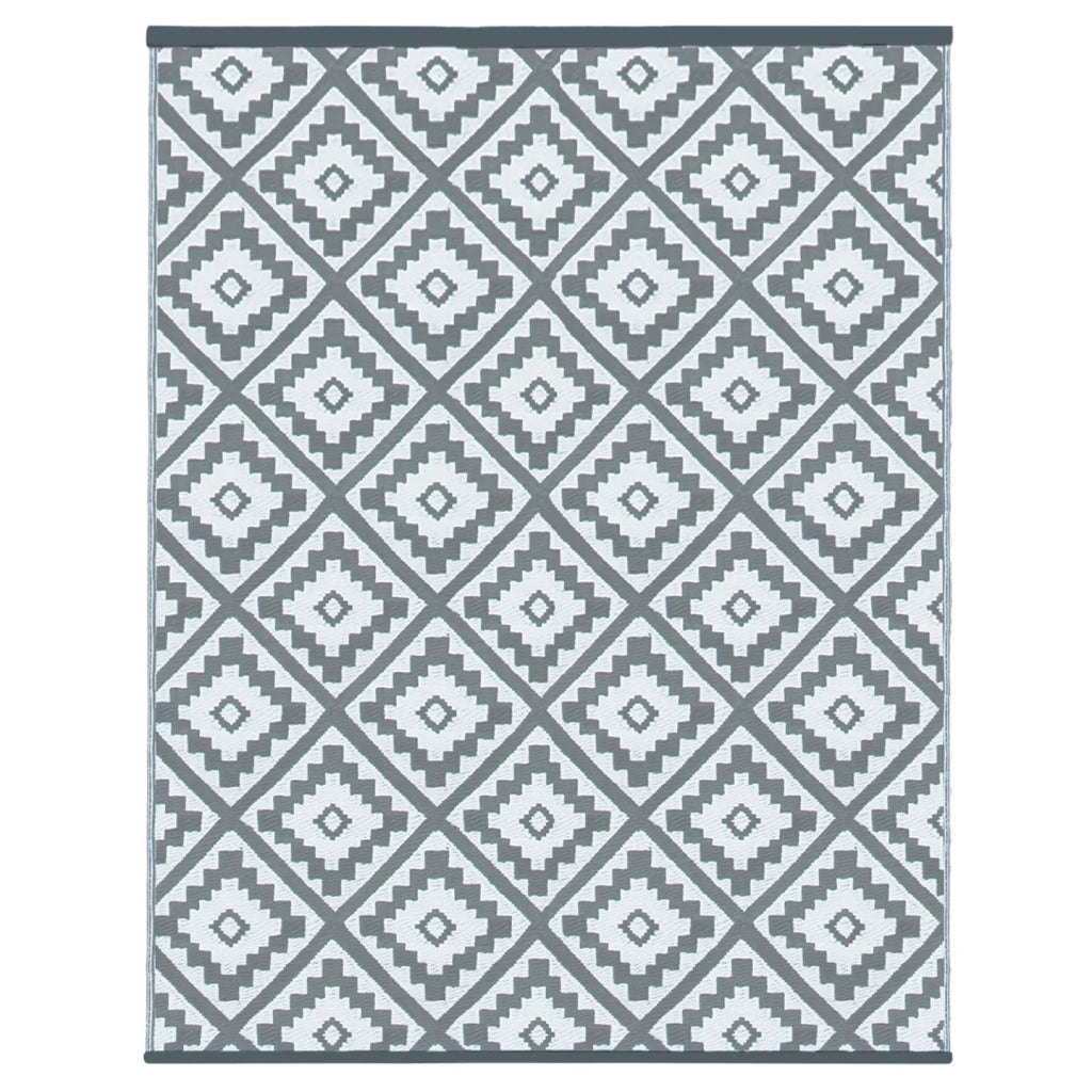 IDMarket - Tappeto per esterni BAHAMAS grigio 180 x 280 CM