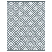 IDMarket - Tappeto per esterni BAHAMAS grigio 180 x 280 CM