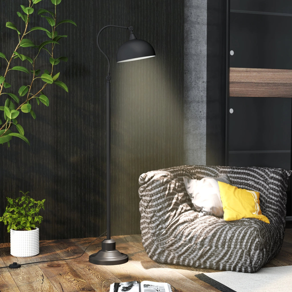 Lampada da terra rotante ¨C Minimal ¨C nero 42x25,5x152cm