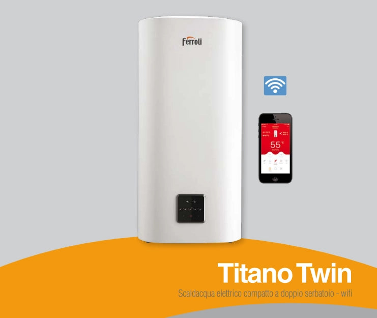 SCALDABAGNO ELETTRICO TITANO TWIN  30 Litri