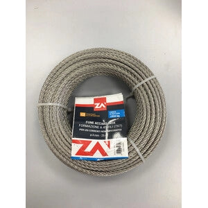 FUNE ACCIAIO INOX 49F D 5 MM CF 25 M