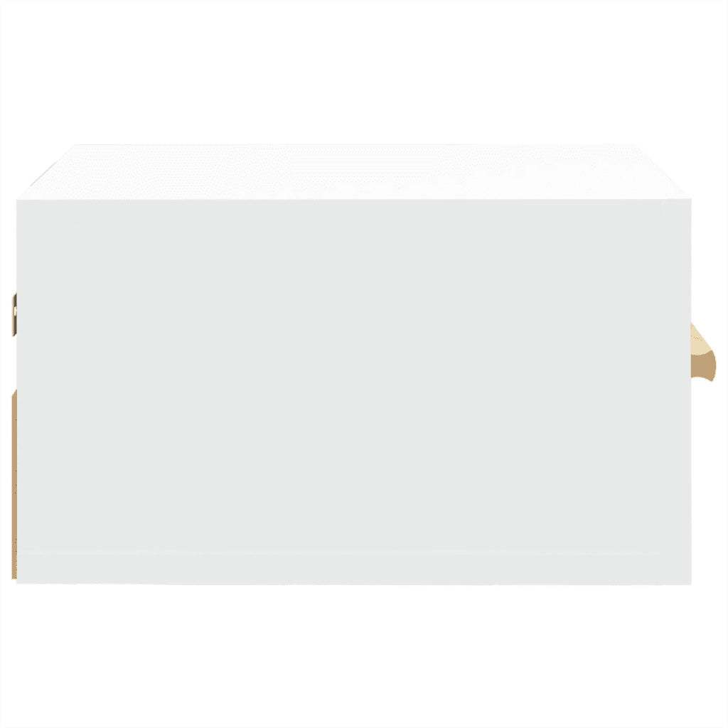 Comodino a Muro Bianco 35x35x20 cm 812834