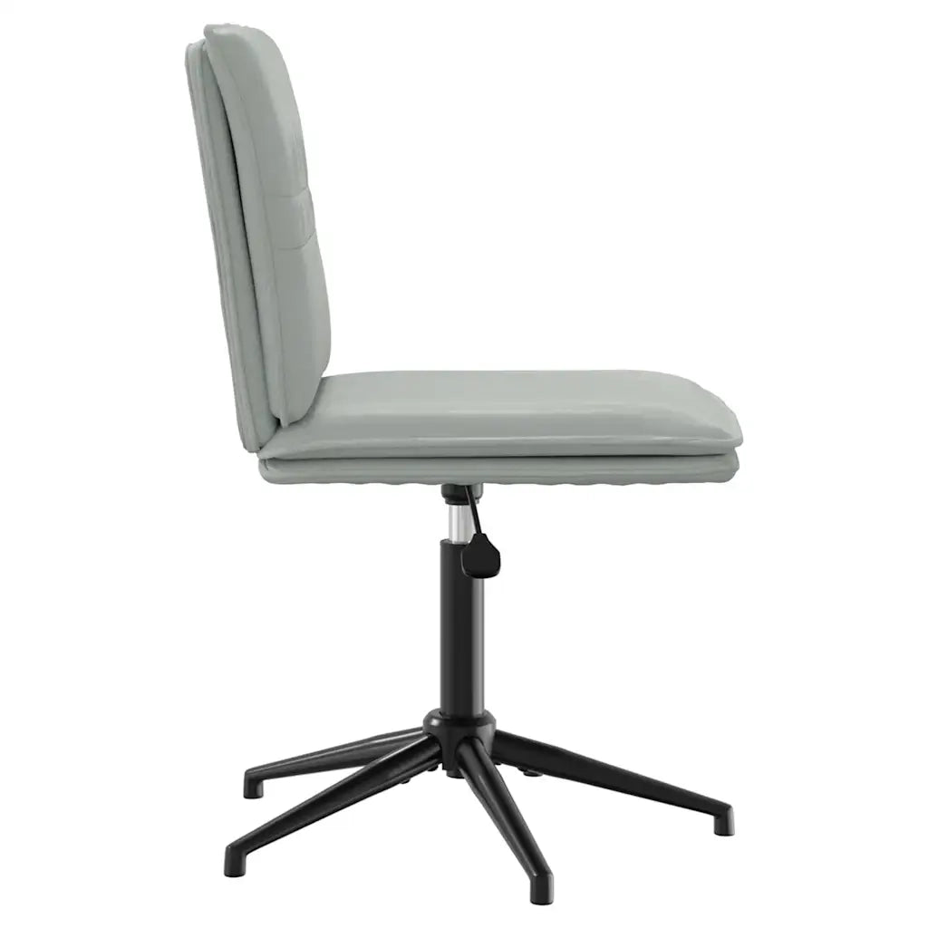 Sedia da Pranzo Grigio Chiaro in Velluto 4101267