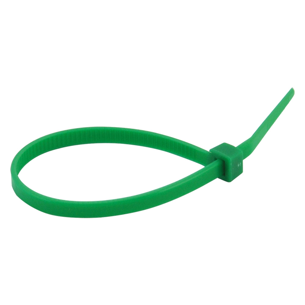 FASCETTA A STRAPPO PER CABLAGGIO mm 4,6 x 300 - verde  - UNIKO