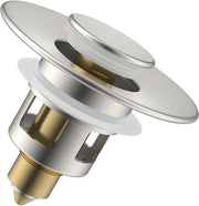 Blocco di scarico universale per lavandini e cucine da 25-46 mm, ottone tipo a pressione