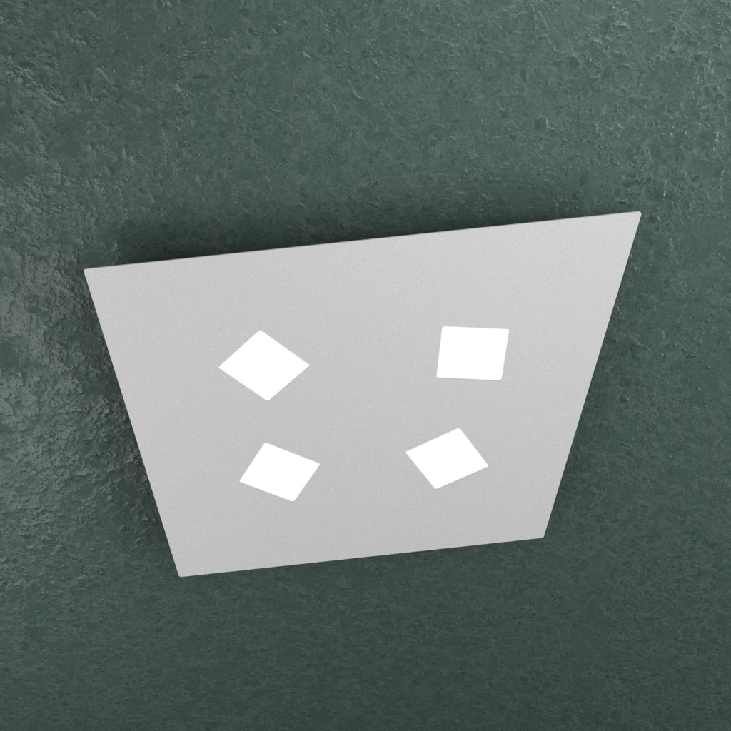 NOTE APPLIQUE-PLAFONIERA 4 LUCI GRIGIO 1140-4-GR