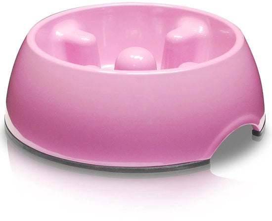 Bicchierino per cani anti-gulping, 140ml, Rosa
