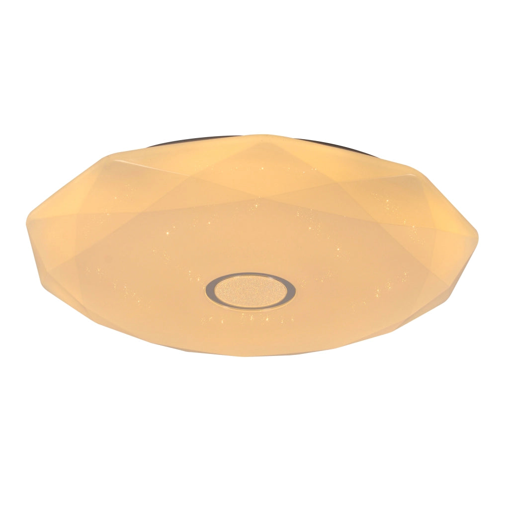 Plafoniera LED Polux Diamond 80W 80cm con telecomando