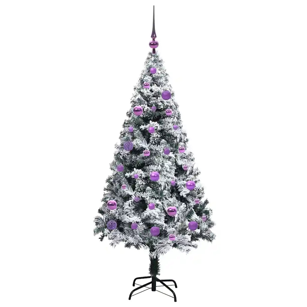 Albero di Natale artificiale con 150 LED Bianco 150 cm 3396955