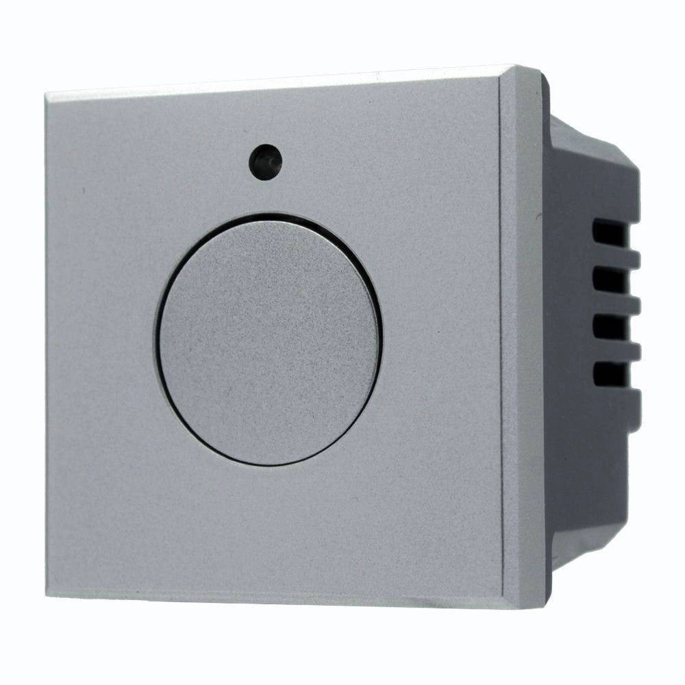 Trade Shop - Interruttore Touch 2m Timer Colore Silver Compatibile Bticino Axolute -