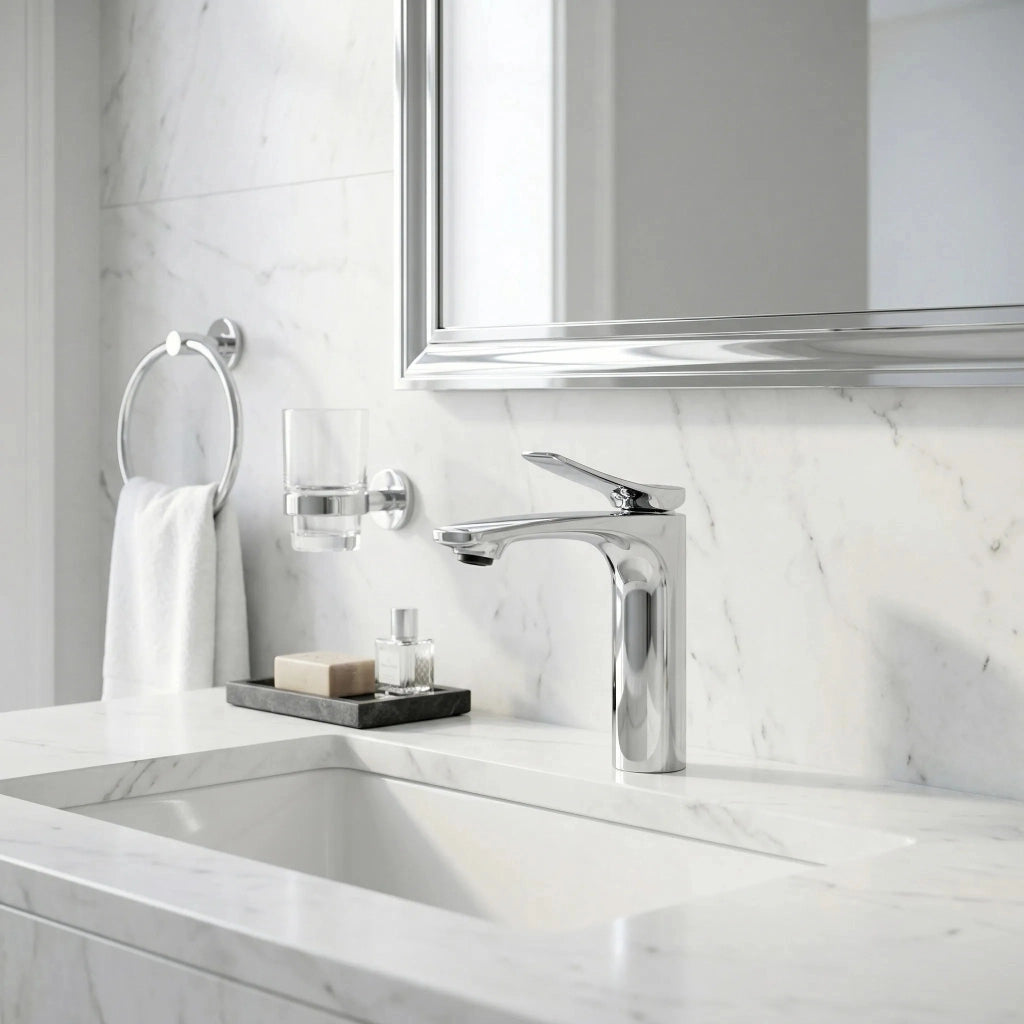 Rubinetto Per Lavabo Premium Rea Vision Chrome Low