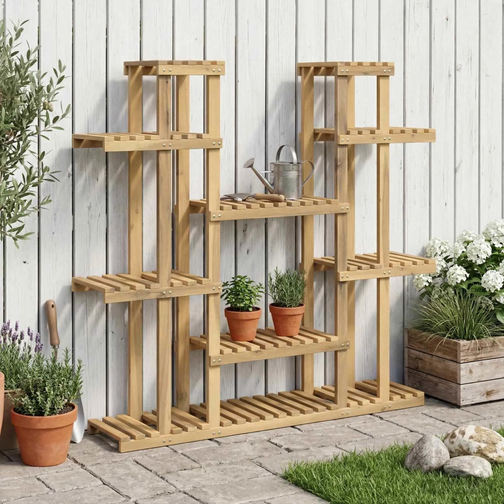 Supporto per piante Bianco 123 x 25 x 114,5 cm 903103