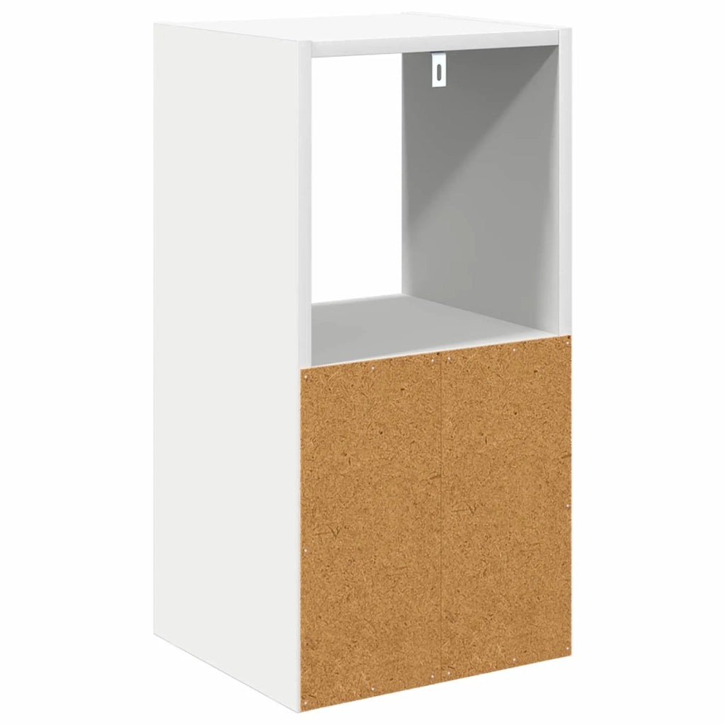 Comodino 2 pcs Bianco 30,5 x 27 x 59,5 cm Legno multistrato 8000613