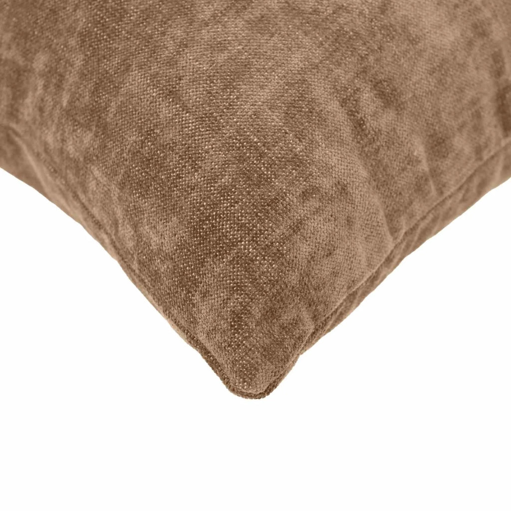 Federa 2 pz HEERLEN Marrone 35 x 35 cm Tessuto Chenille 908121