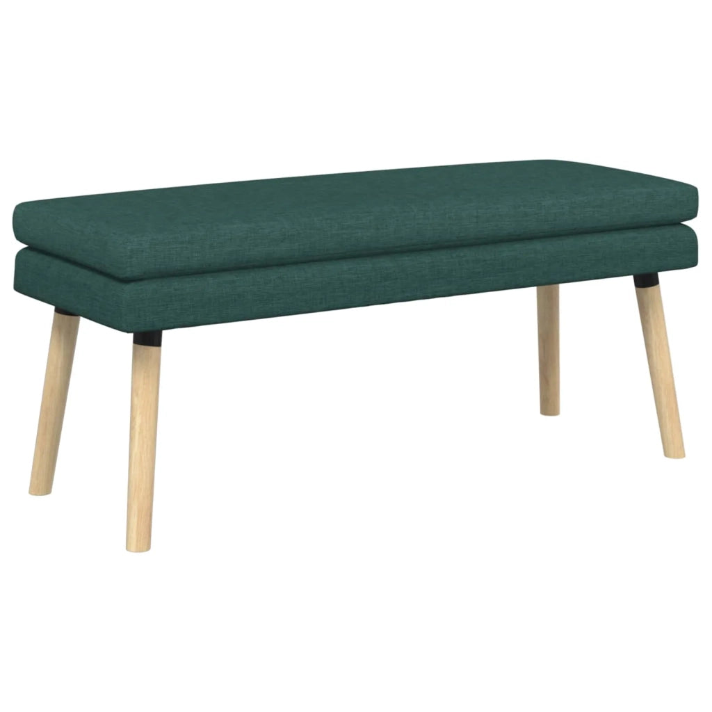 Panchina a doppio strato Verde Scuro 110 x 40 x 47 cm Tessuto 42038450
