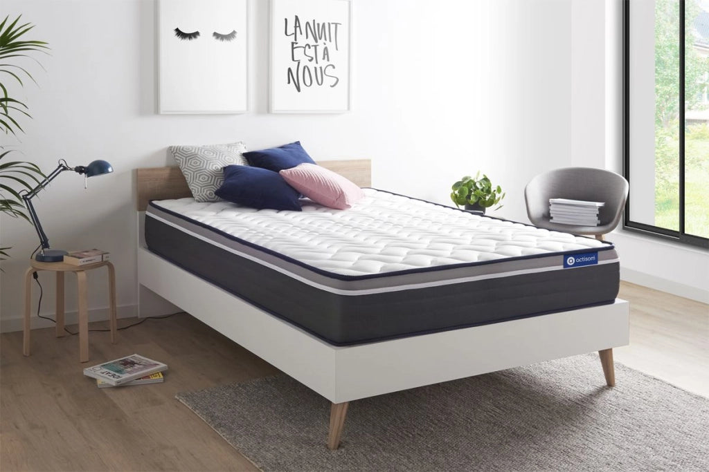 Materasso matrimoniale Actilatex plus 200x200cm - Spessore : 26cm - Lattice e memory foam - Molto rigido