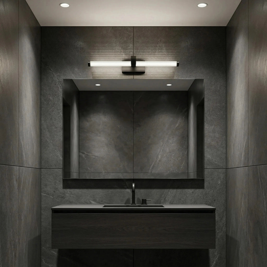 Applique Da Bagno Led APP1887-1W 40cm Black