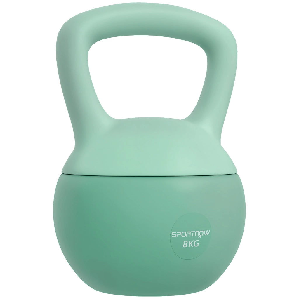 Kettlebell 8 kg ¨C zephmum ¨C Verde 19x19x28 cm