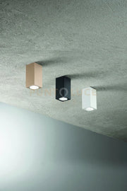 PLAFONIERA ALOA ATTACCO GU10 ORO H.12CM IP20