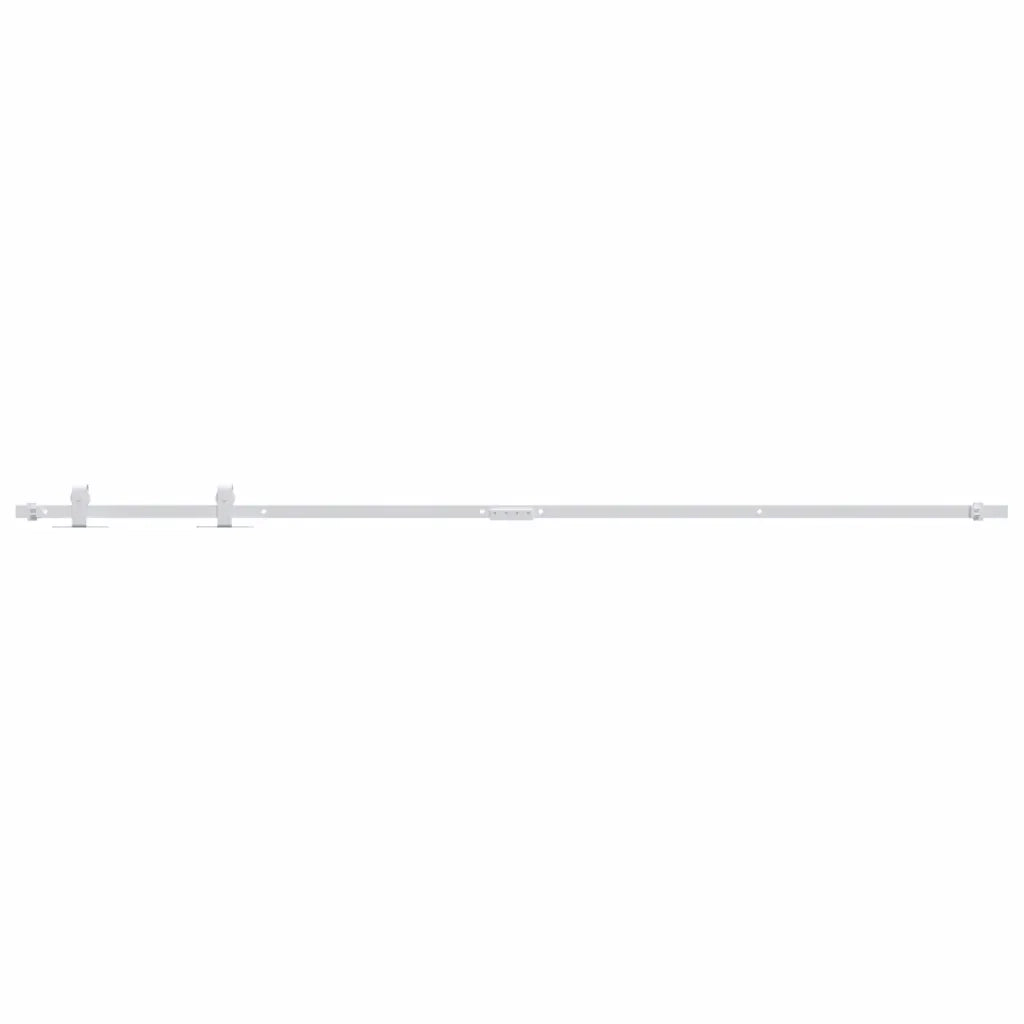 Kit Mini Anta Scorrevole in Acciaio al Carbonio Bianco 200 cm CFW5949713