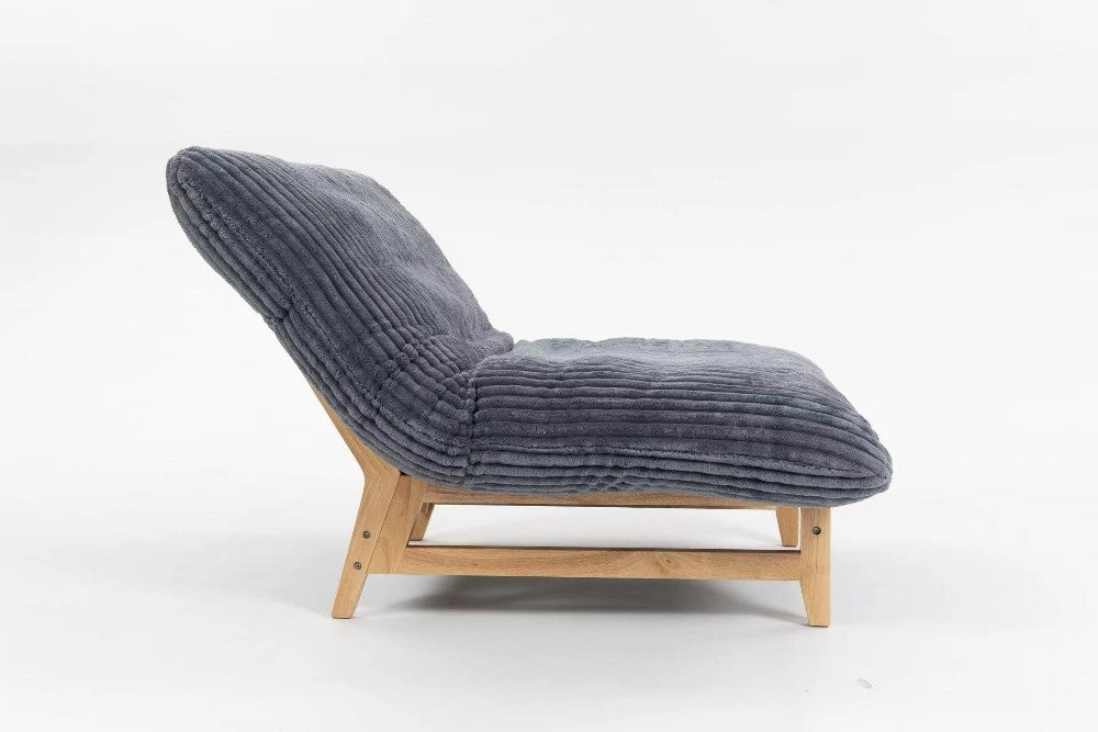 Poltrona beanbag per adulti - Zephmum- Senza braccioli, tessuto cordoncino, con schienale