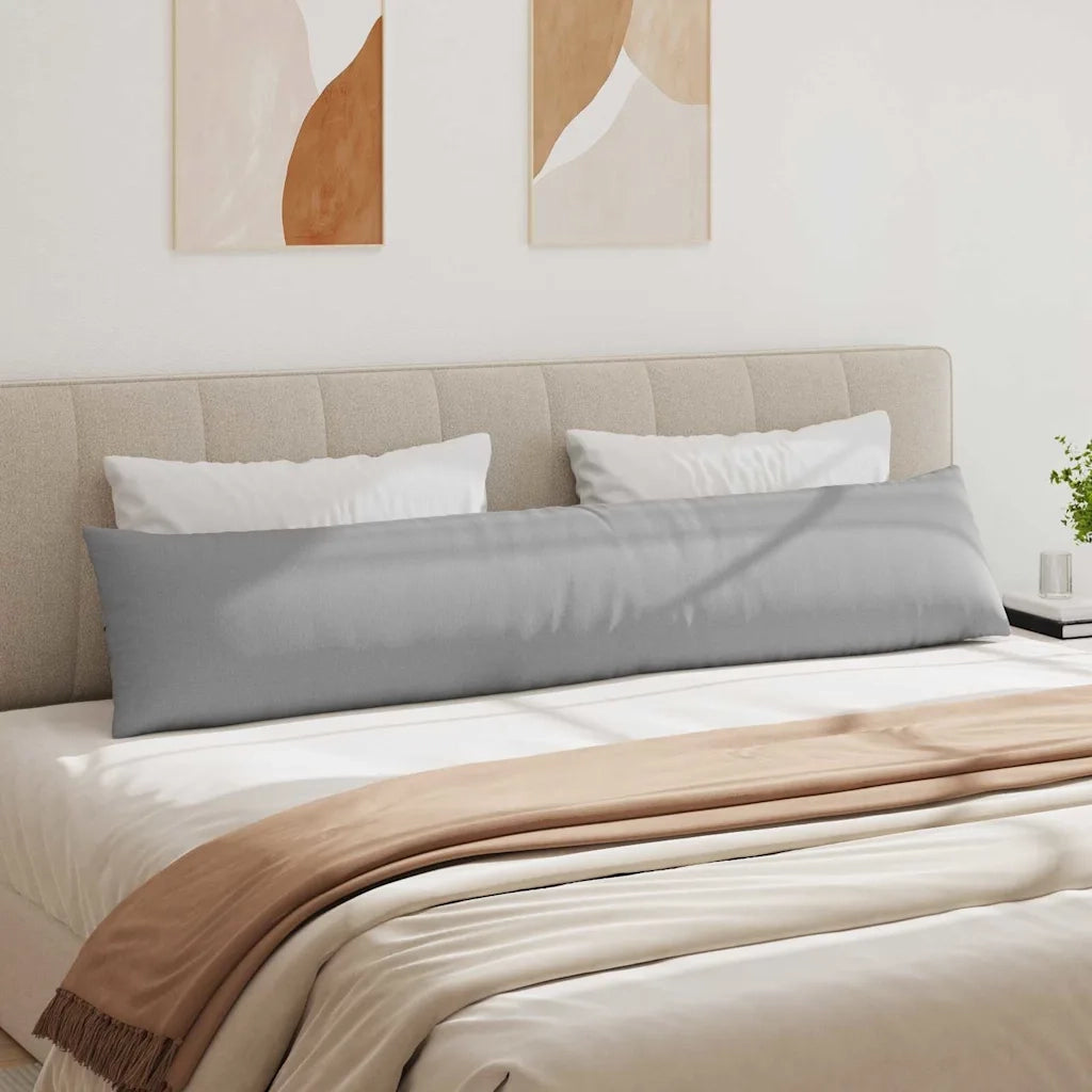 Cuscini da Divano 2 pcs Grigio Nuvola 200 x 40 cm Tessuto 42013881