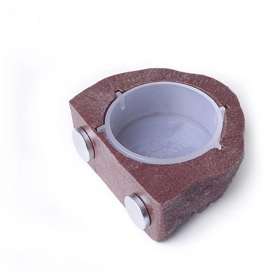 Scatola per Cibo Resistenze Impatto - Cassa Alimentare/Cassa Reptili - Magnetica - Sostenibile - Materiale ABS - Per Gekko e Piccoli Rettili