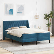 Struttura letto con materasso Blu 180 x 200 cm Velluto 3414818