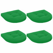 Cuscini per Sedia in 4 Pezzi 4 pz 100% Poliestere Verde 945301