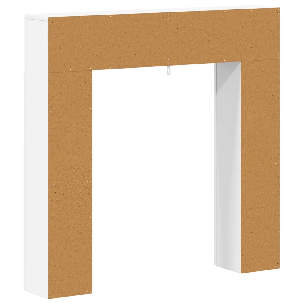 Cornice per camino Bianco Lucido 102 x 18 x 100,5 cm 8006610