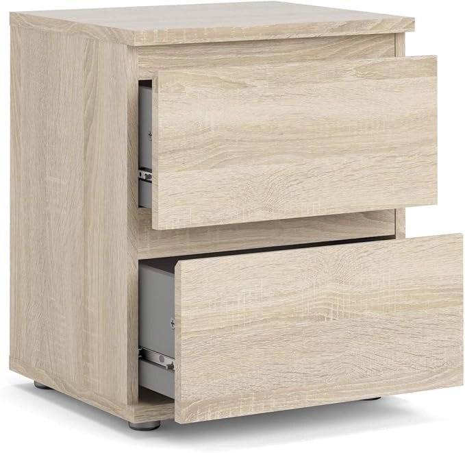 COMODINO 2 CASSETTI 40X34X48H CM NOVA 71092/AKAK
