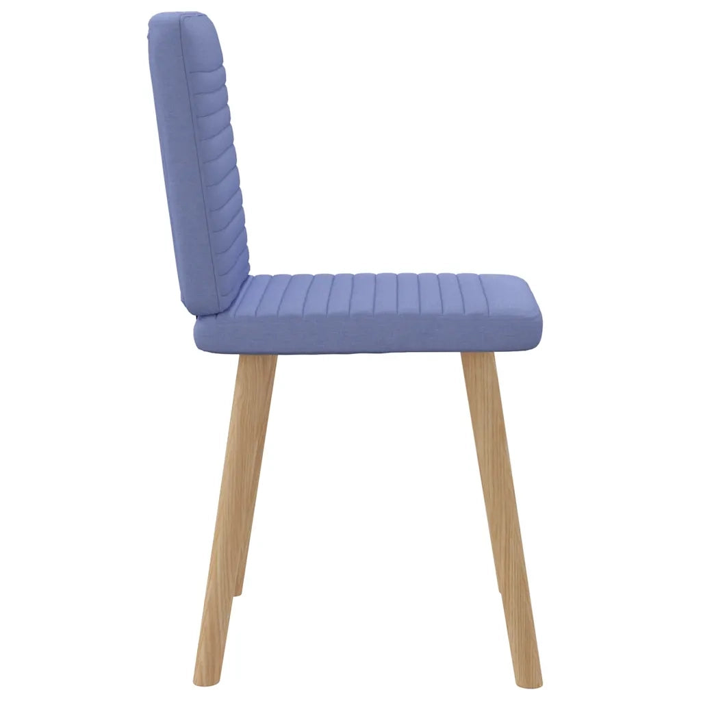 Sedie da Pranzo 2 pz Blu Jeans in Tessuto 4101154