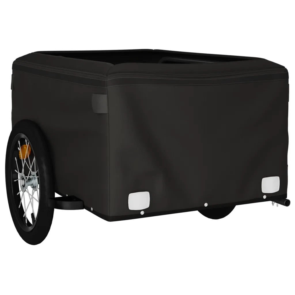 Rimorchio da Bici Nero e Giallo 45 kg in Ferro CFW6908556