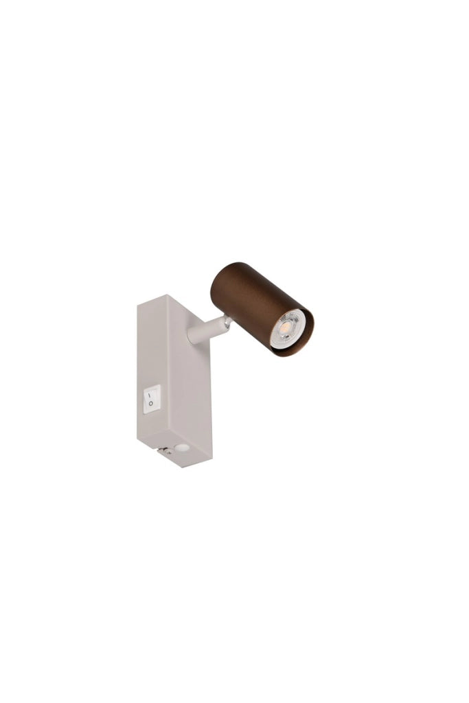 Applique da parete moderna TARYN 1xGU10 beige metallo RL