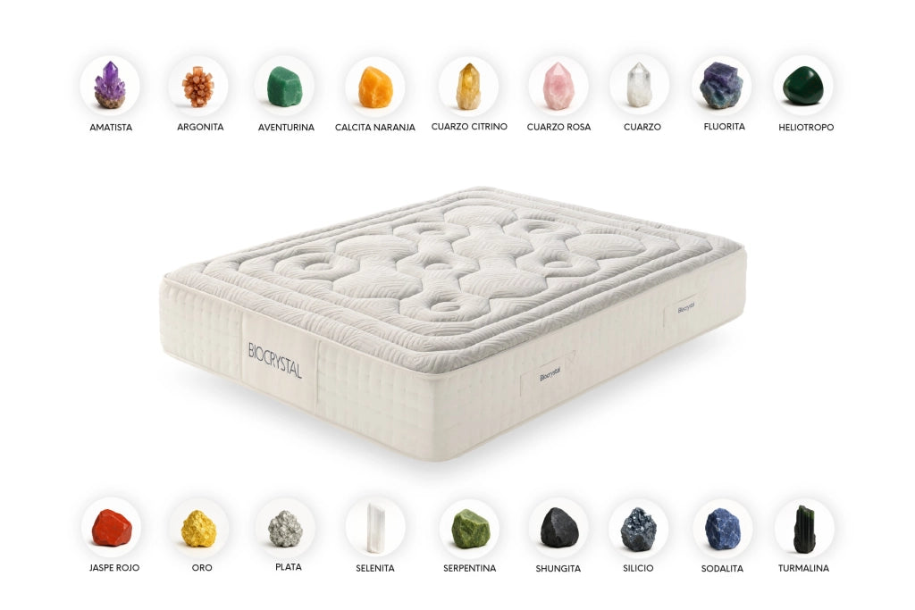 Materasso viscoelastico Biocrystal Selenium 30 - 135X200 cm - Moonia