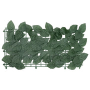 Schermo da balcone | Paravento da Balcone con Foglie Verde Scuro 400x150 cm