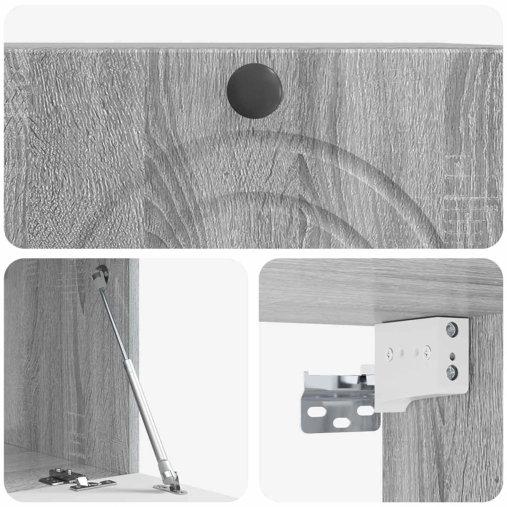 Mobile TV da Muro | Armadietto TV | Mobile Porta TV Grigio Sonoma 59,5 x 41 x 30 cm