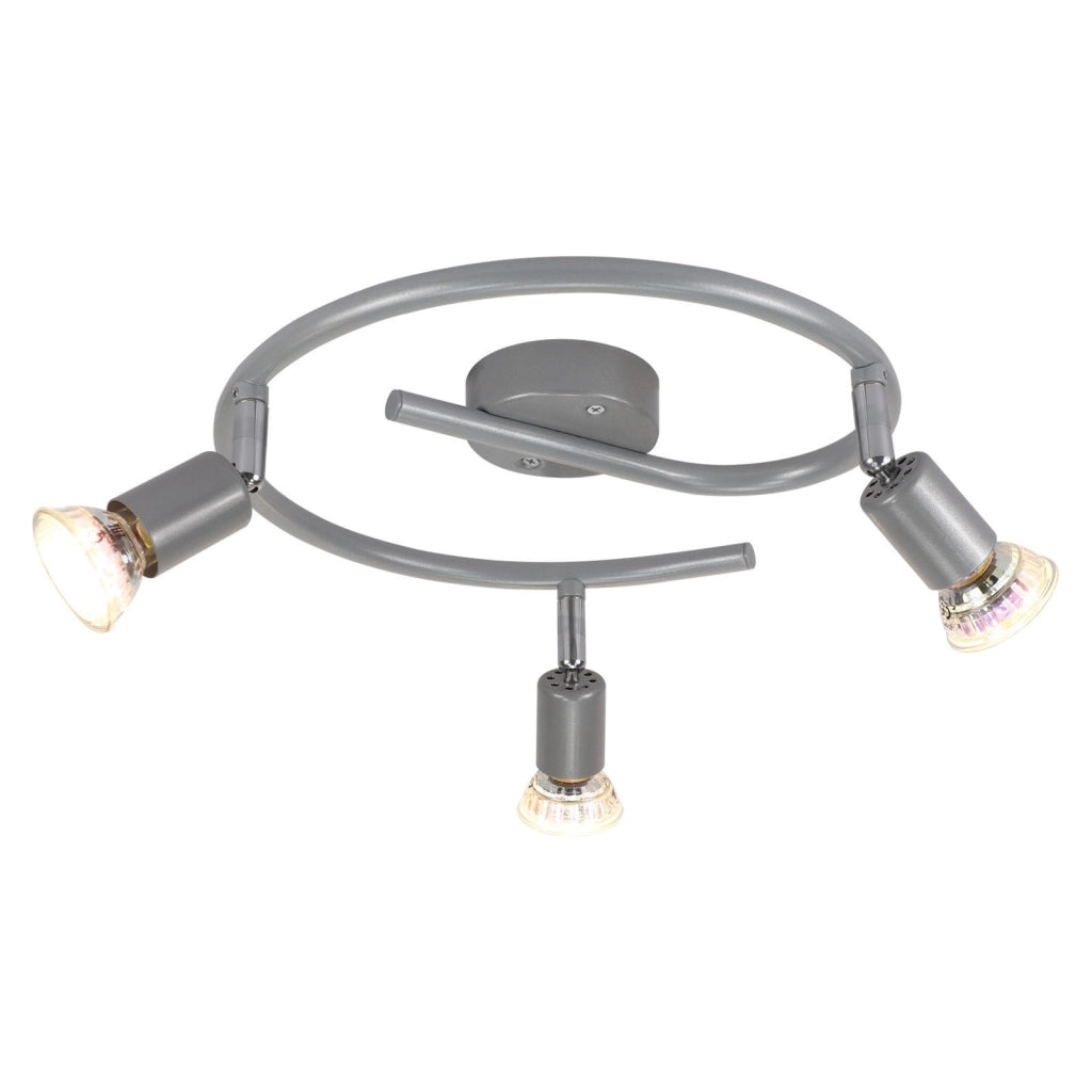ZMH Faretto da soffitto 3 fiamme GU10 moderni per corridoio con lampadina inclusa