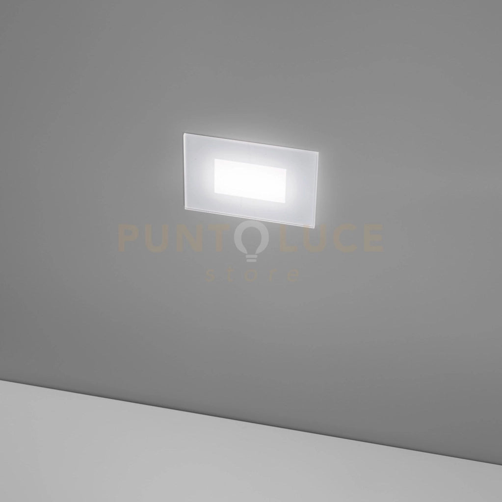 GES2040- SEGNAPASSI AD INCASSO LED 3000-4000-6000K 320-400-380LM 4,5W IP66 BIANCO