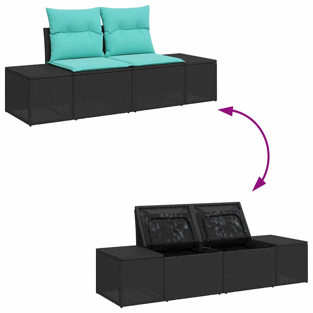 Set di divani 5 pz polyrattan 3360707